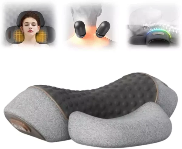 Neck Massager,Pillow Back Massager,3 in 1 Neck and Shoulder Massager Memory Foam